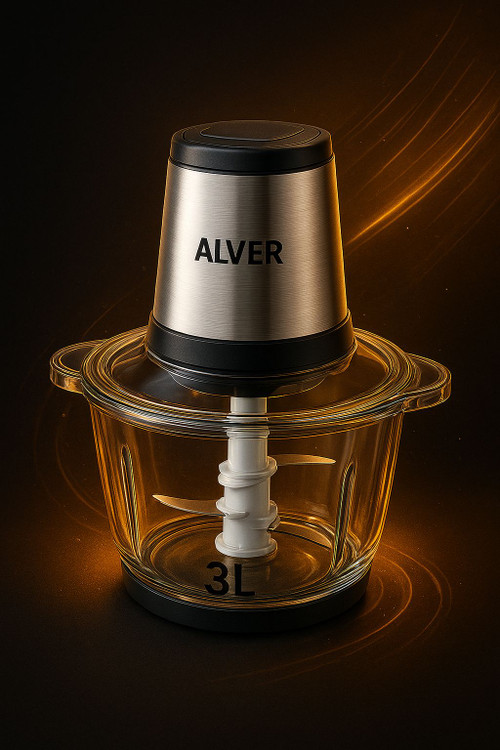 خرد کن3 لیتری موتور مس کاسه پلی کربنات نشکن،دارای ضمانتنامه کتبی