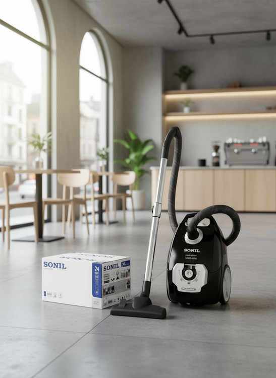 جاروبرقی 2800 وات ولومی و ولوله کنفی با موتور مس سونیل SONIL با گارانتی کتبی شرکتی