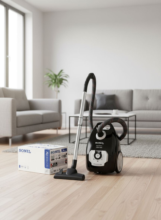 جاروبرقی 2800 وات ولومی و ولوله کنفی با موتور مس سونیل SONIL با گارانتی کتبی شرکتی