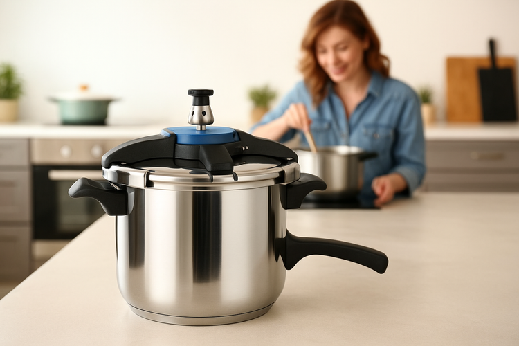 زودپز دوقلو استیل 3 لایه ضخیم سونیل SONIL با گارانتی کتبی