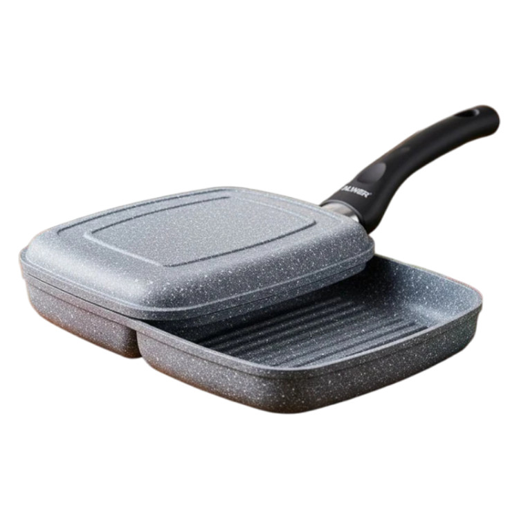 تابه گرانیت دوطرفه رژیمی آلور دسته باکالیت سایز36 اصلی آلور Alver با گارانتی شرکتی