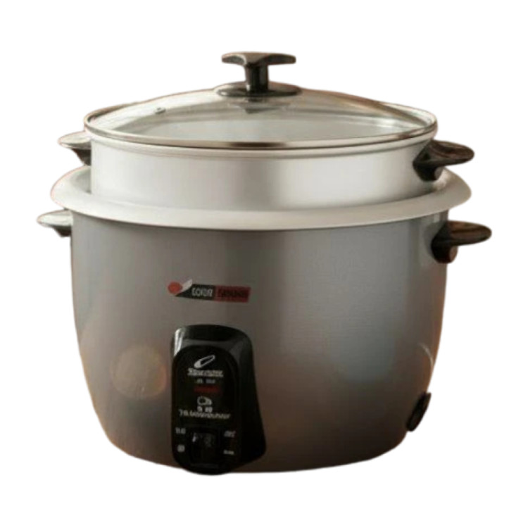 پلوپز آرام پز بخارپز کیک پز 12 نفره نگین خزر اتوماتیک کلیددار با گارانتی کتبی شرکتی