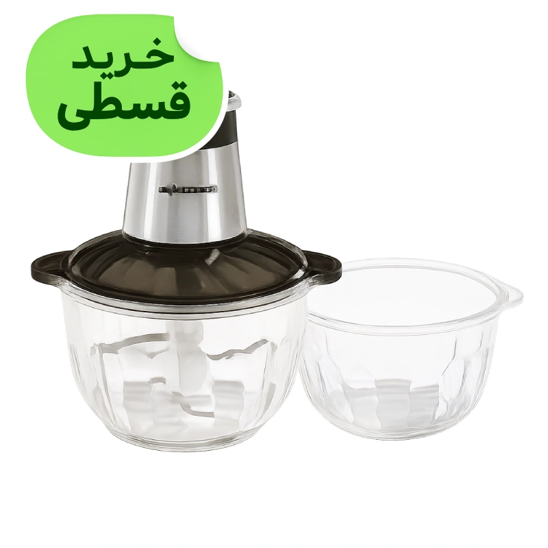 خردکن 3 لیتری موتور مس دارای دو کاسه، نگین خزر با گارانتی و ضمانتنامه کتبی شرکتی