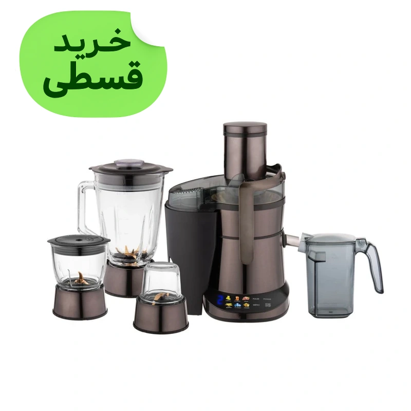 آبمیوه‌گیری 4 کاره نیمه صنعتی لوکس سونیل، استیل، همراه با گارانتی شرکتی