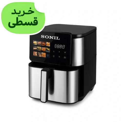 سرخ کن 10 لیتری دو المنت استیل با گارانتی کتبی شرکتی